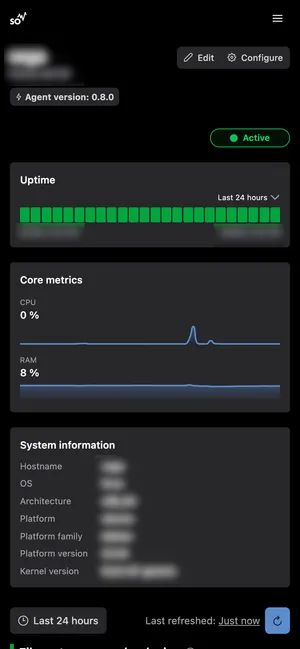 Mobile-friendly dashboard